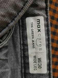 Wide Leg Acid Wash Jeans From Max