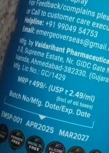 Emerge Magnesium Oil Spray