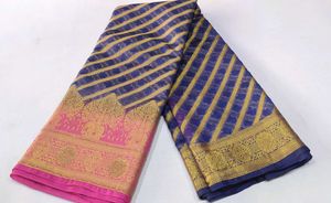 Elegant Striped Saree Sale New