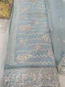 Elegant Light Blue Salwar Suit