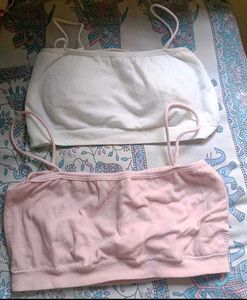 Ribbed Cami Crop Top Set