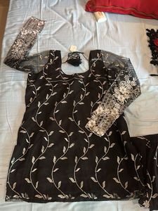 Elegant Embroidered sharara styled