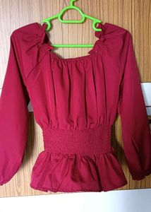 Maroon Top New