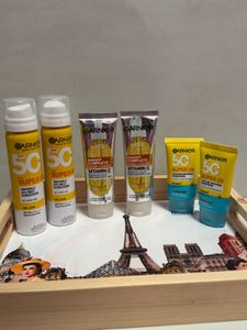 Garnier Face Wash And Sunscreen