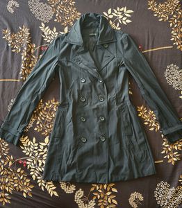 Stylish Black Trench Coat