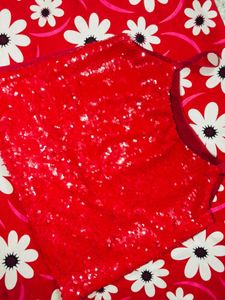 Red Party Top