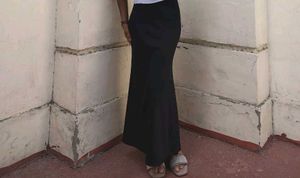 Old Money Inspired Black Mermaid Skirt