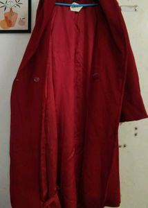 Red overcoat. 💌❤️