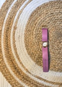 Pink strap Watch