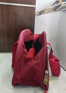 Maroon Travel Duffel Bag