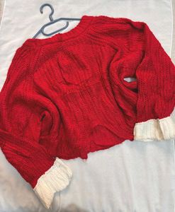 🎁Buy2 Get2 Free Hot Red Oversized Sweater ()