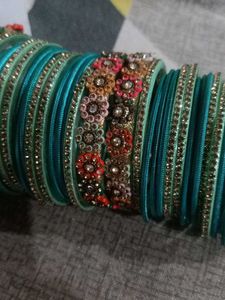 Teal Bangle Set