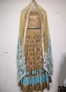 Lehenga/blouse piece and dupatta