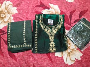 Pure Fendy Silk Embrotied Work