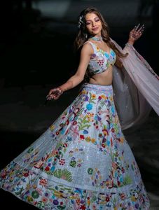 designer ghaghra
