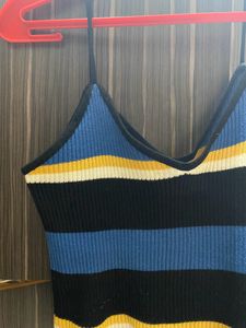 Ribbed Noodle Strap Top ✨