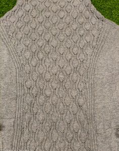 Imported Grey Knit Sweater