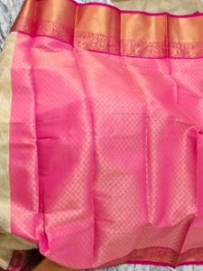 Kanjeevaram Banarasi Pure Silk Satin Border Saree