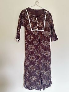 Brown Kurta