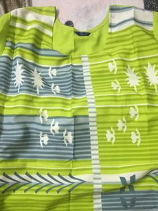 Fluorescent Green Kurti