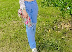Ripped Light Wash Jeans