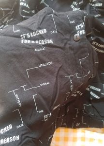 Rio Crop Black Boxy Shirt