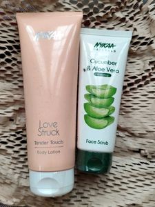 NYKAA Body Lotion & Face Scrub