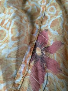 Without Blause Saree