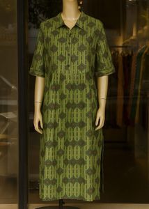 Indo Era Olive Kurti