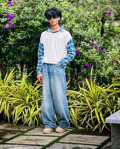 Baggy Jeans &amp; Layered Top all size