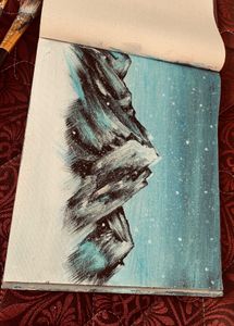 Everest Mountain Painting