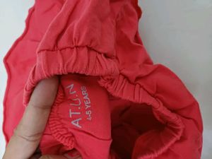 Red Layered Skirt