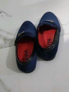Boys' Navy Blue Loafers