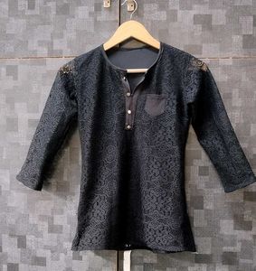 Black Lace Top