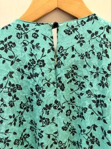 Vintage Floral Print Dress
