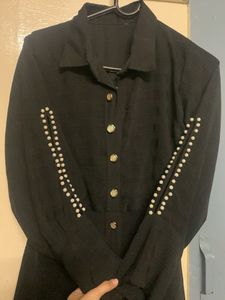 Chic Black Shirt Dress