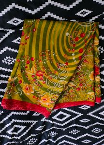 💚❤️ Green-RedSaree ❤️💚