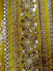Yellow Lime Banarasi Suit