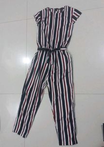 Striped Jumpsuit