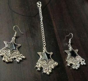 Earrings Mang Tikka Combo