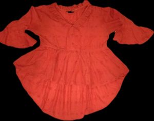 HIGH-LOW RUST TOP