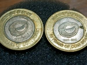 Rs 10/- 60 Yrs Of Coir Board Coin, 2 Numbers