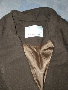 Brown Double Breasted Blazer