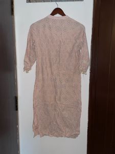 Blush Pink Embroidered Kurti