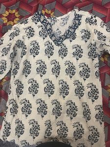 Floral Print Kurta