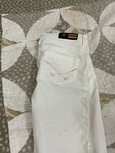 Denim White Party Jeans