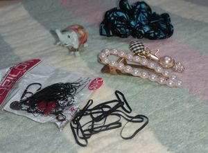 Hairclips, Scrunchie, Small Rubberband