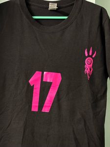 Black T-Shirt with Print