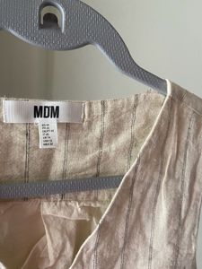 Beige Linen Waistcoat