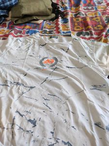 Patterned White T-shirt